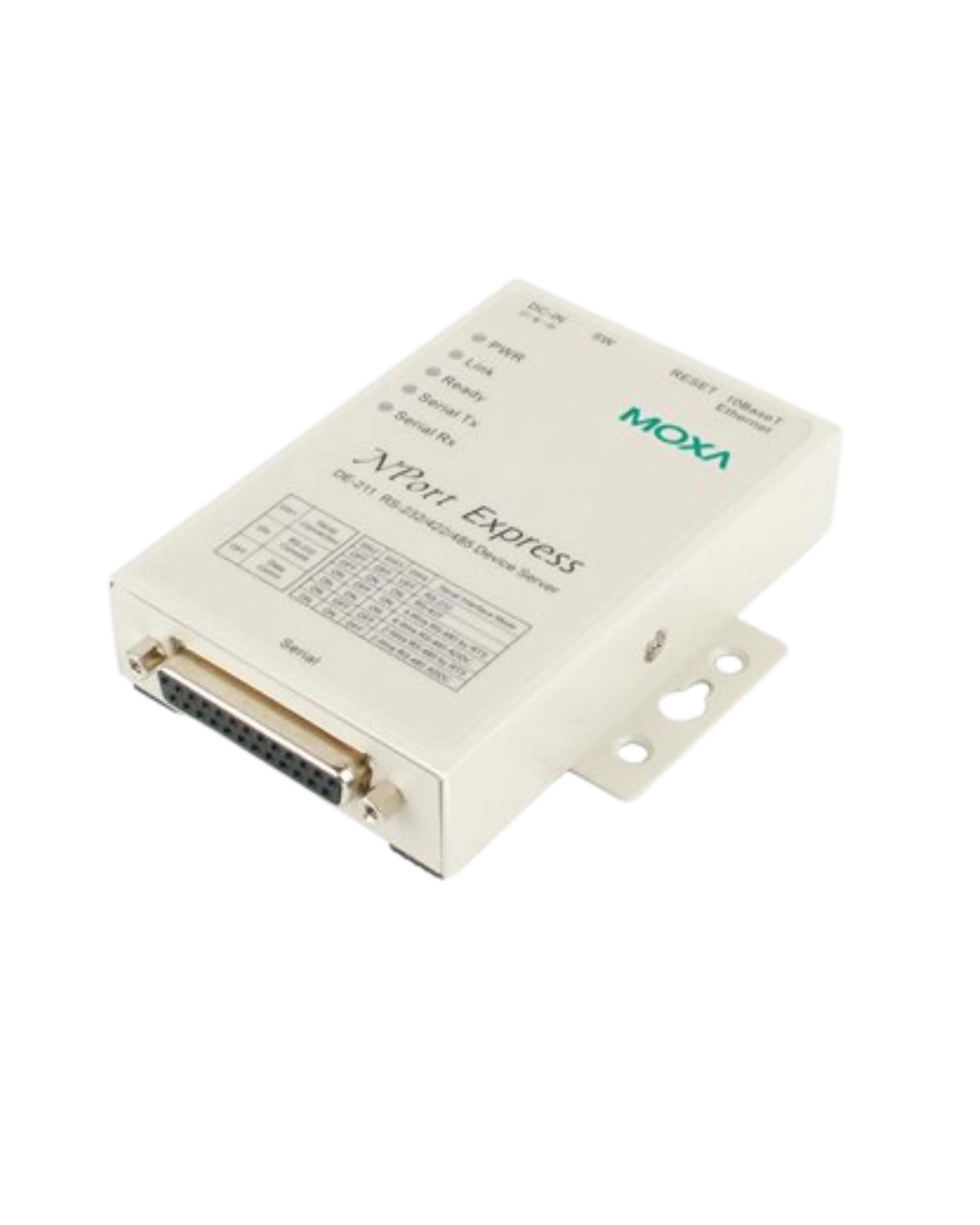 Moxa DE-211 1-Port Serial Device Server — Moxa Industrial Communication